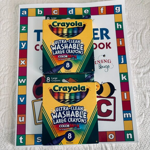 Children's puzzle set, coloring book and crayons - Picture 6 of 7